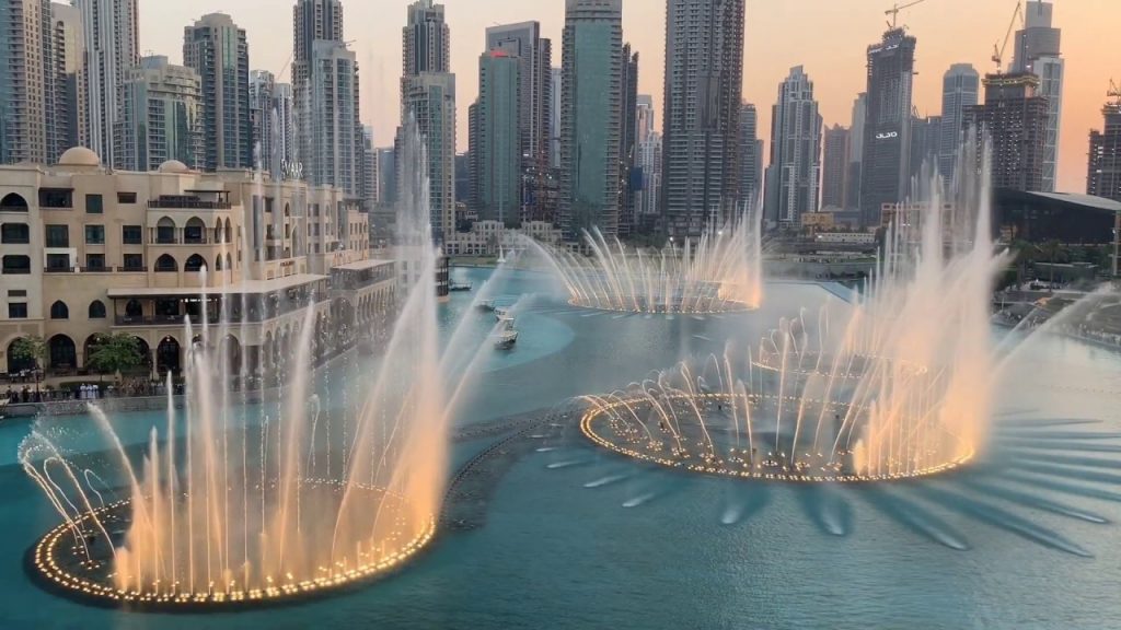 dancing fountain burj khalifa